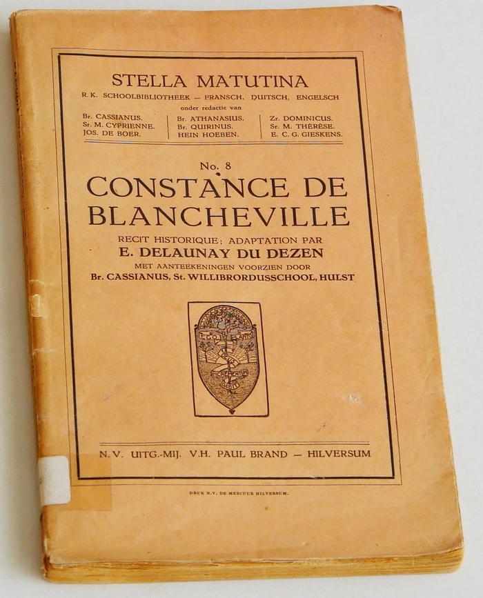Delaunay du Dezen, E (adaption) - Constance de Blancheville. Recit Historique