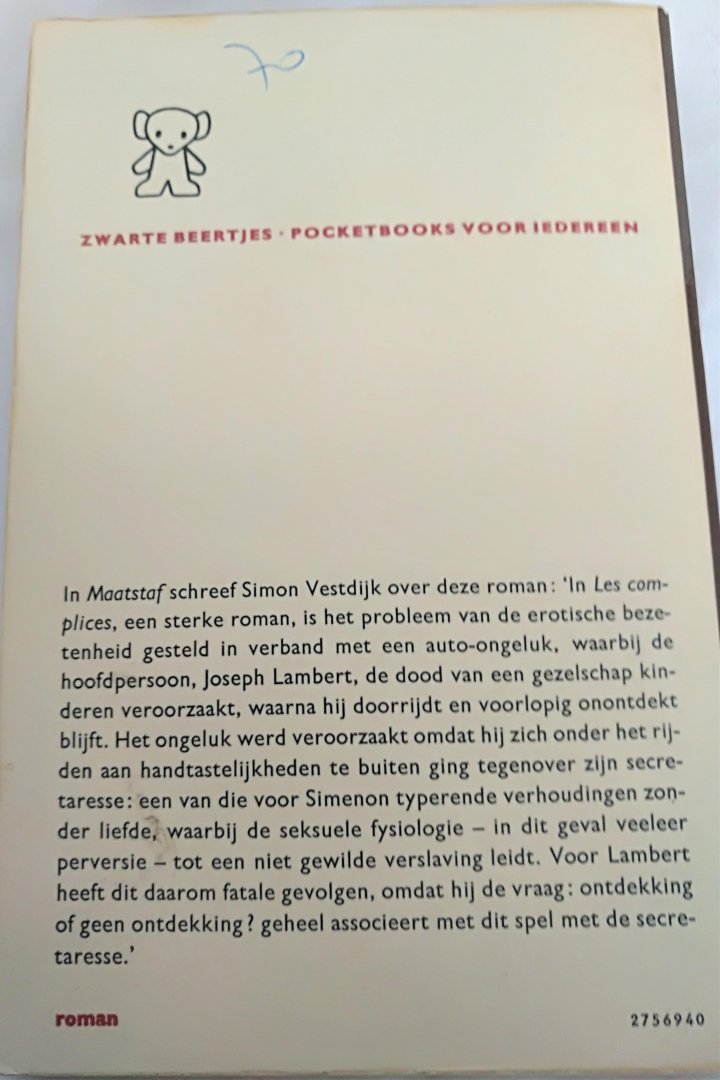 Simenon, Georges - De medeplichtigen