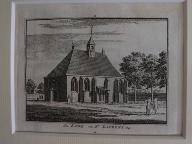 Sint Laurens. - De Kerk van St. Laurens 1743