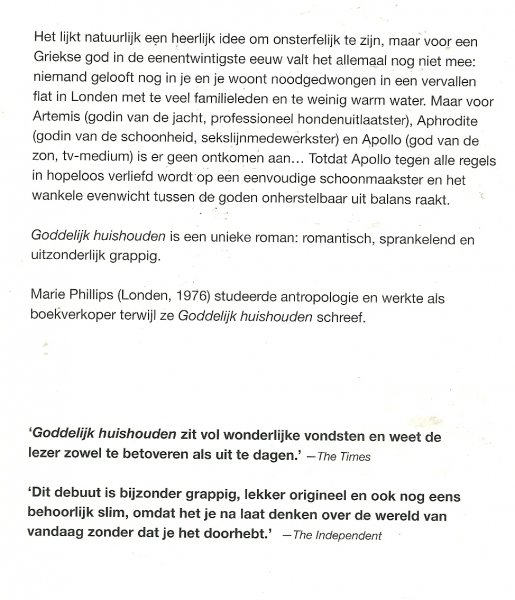 Phillips, Marie - Goddelijk huishouden