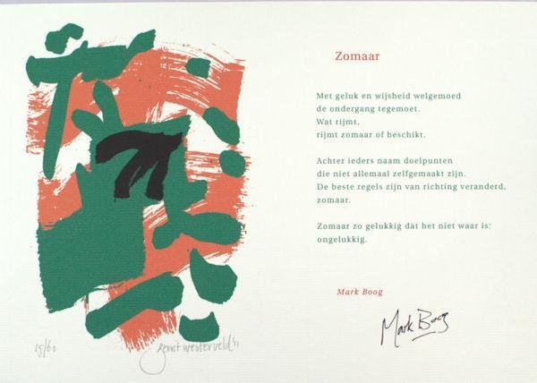 Boog, Mark. - Zomaar.