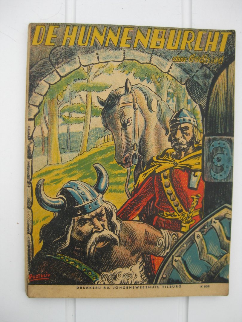 Godfried - De Hunnenburcht. Een verhaal uit de tijd van Karel de Grote.