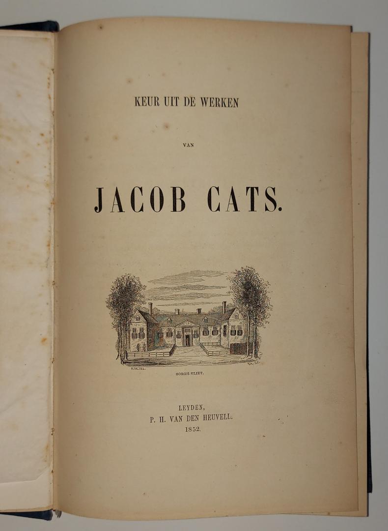 Cats, Jacob - Keur uit de werken van Jacob Cats