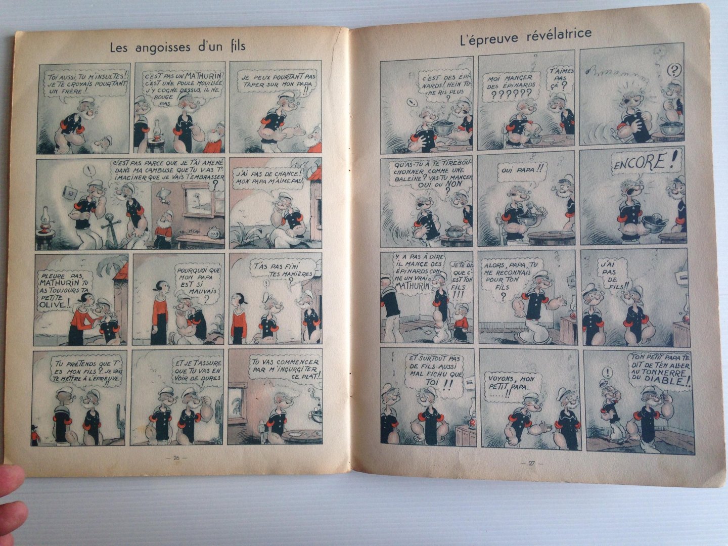 Segar, E.G. - Mathurin dit Popeye et et son Papa!!