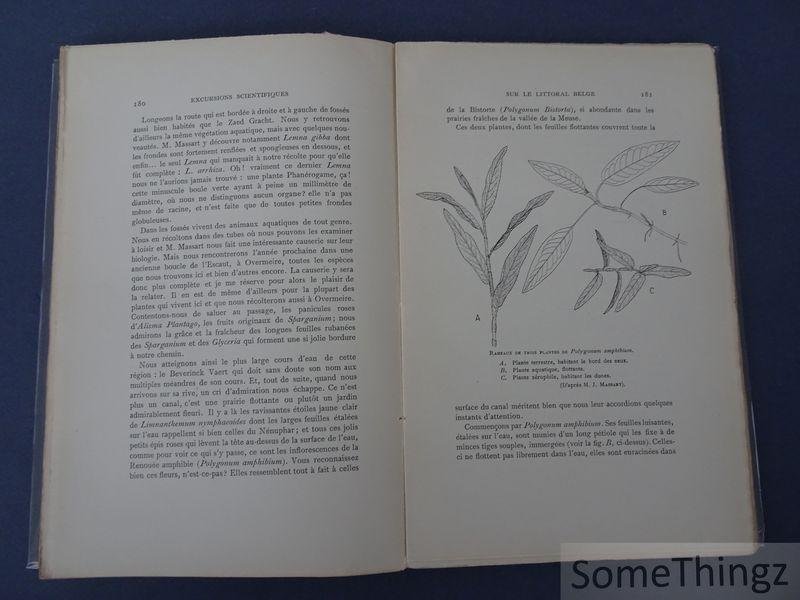 Wery, Joséphine. - Sur le littoral belge : la plage, les dunes, les alluvions, les polders, les anciennes rivières. (Deuxième édition revue et complétée avec figures dans le texte et 24 planches en phototypie.)