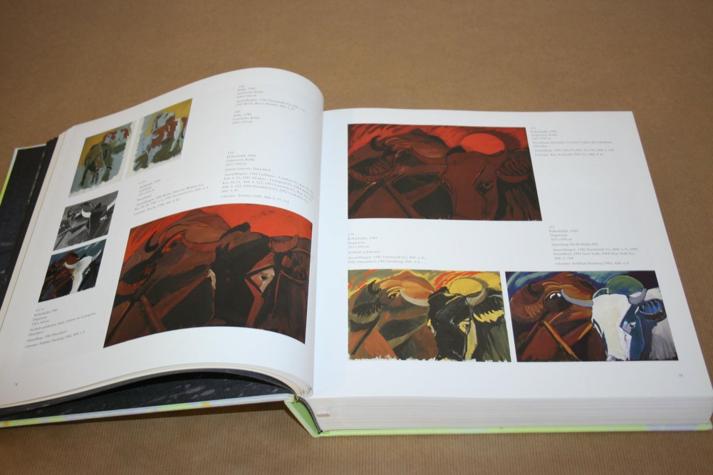 Anuschka Koos - Bernd Zimmer - Bilder auf Leinwand  - Werkverzeichnis 1976-2010