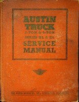 Austin - Service Manual Austin Truck, series K2 and K4