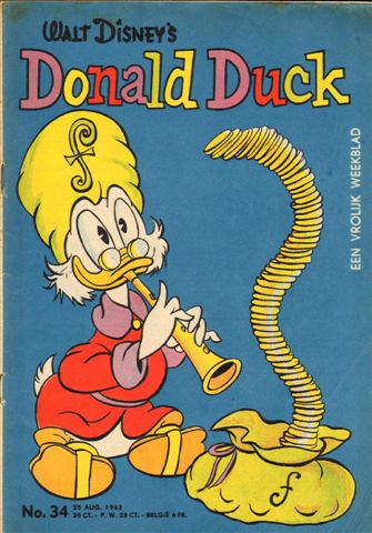 Disney, Walt - Donald Duck, Een Vrolijk Weekblad, No. 34, 25 augustus 1962