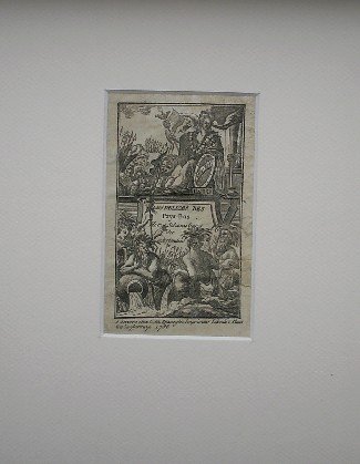antique print (prent) - Les delices des Pays Bas. Schouwburg der Nederlanden.