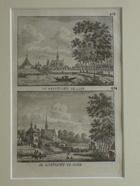 Goes. - De Westpoort te Goes. - De Koepoort te Goes.