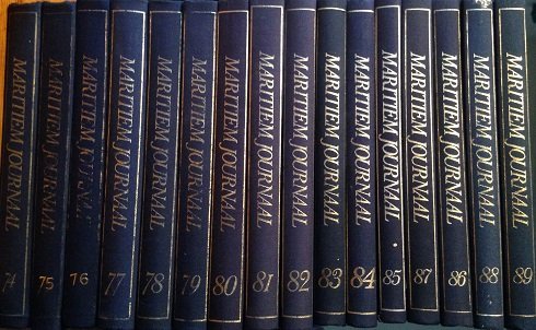 Redactie - 16 Delen in 1 koop: Maritiem Journaal 1974 t/m 1989. Jaarlijks verschijnend informatie- en dokumentatiewerk op maritiem gebied voor Nederland en België