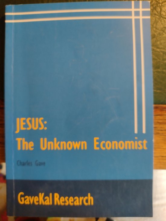 Unknown - Jesus: the unknown economist