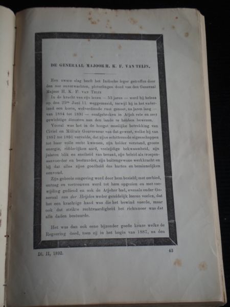Willemstijn,H.P.  redactie - Indisch Militair Tijdschrift, maandelijkse uitgave van de Indische Krijgskundige Vereeniging