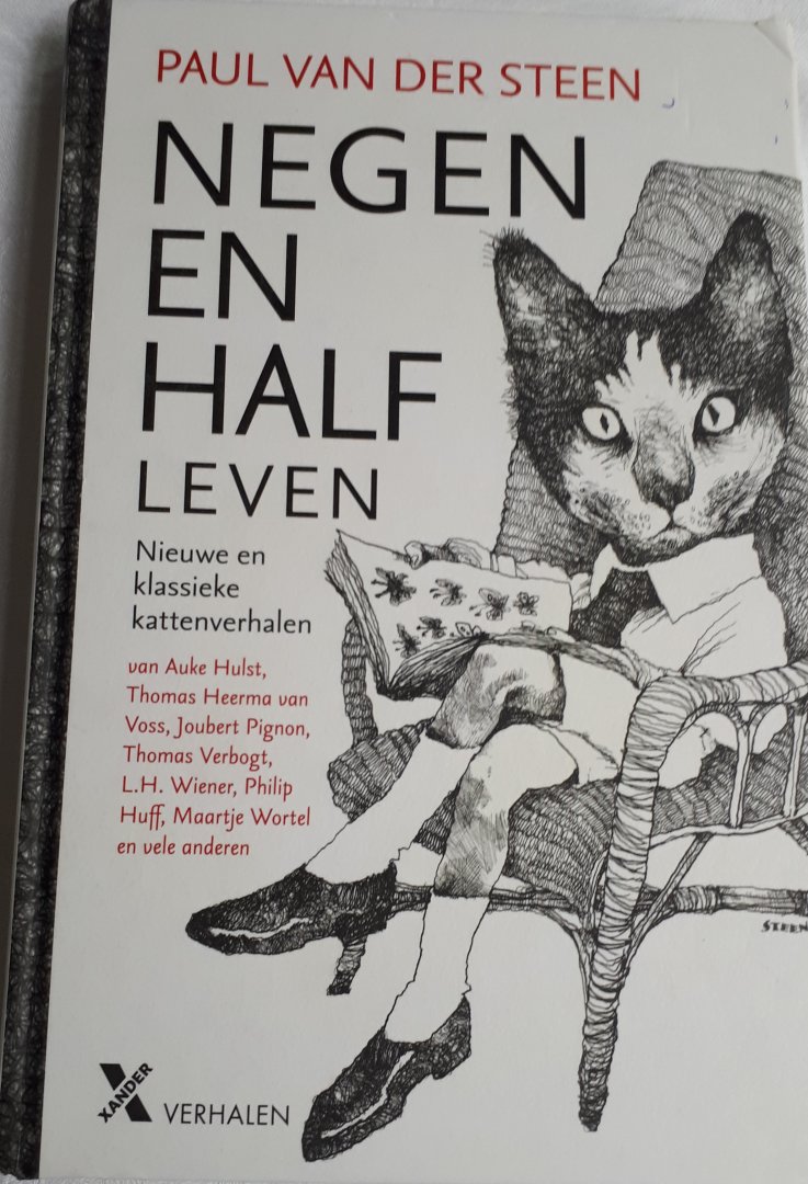 STEEN, Paul van der, MAAS, Nop - Negenenhalf leven. Nieuwe en klassieke kattenverhalen. Een literaire bundel voor kattenliefhebbers