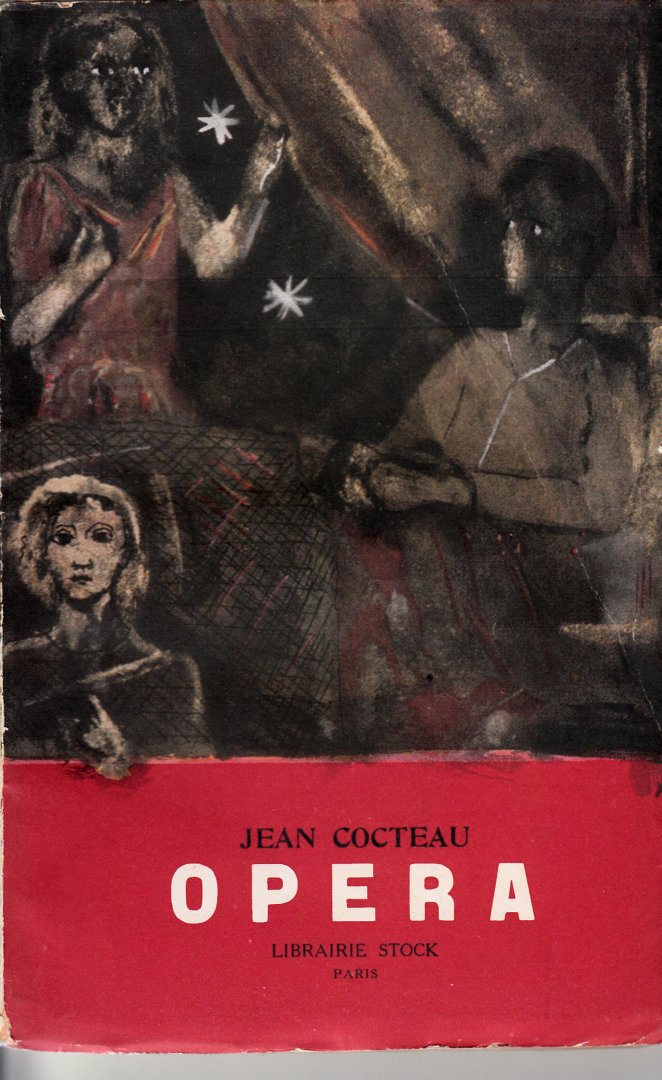 Cocteau, Jean - Opéra. Oeuvres poétiques 1925 - 1927. Couverture de Christian Bérard.