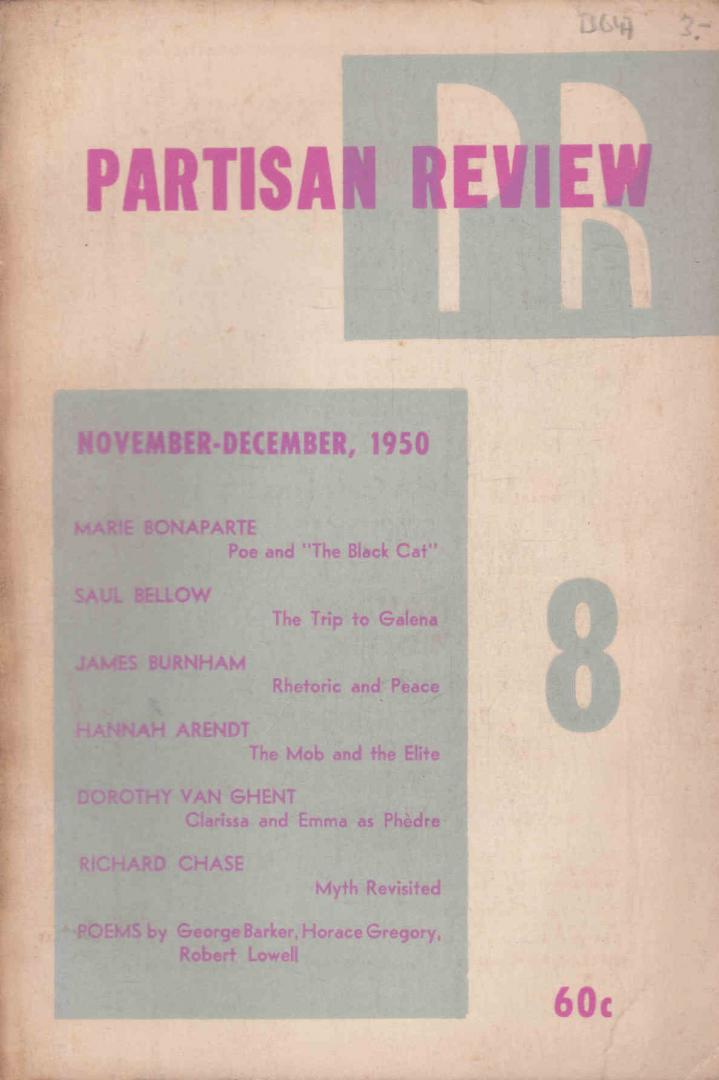 Magazine - Partisan Review nr. 8 - 1950