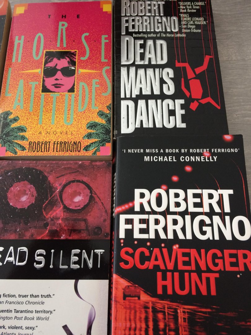 Ferrigno - Cheshire Moon , Horse Latitudes , Dead man’s Dance , Heart Breaker , Dead silent , Scavenger hunt