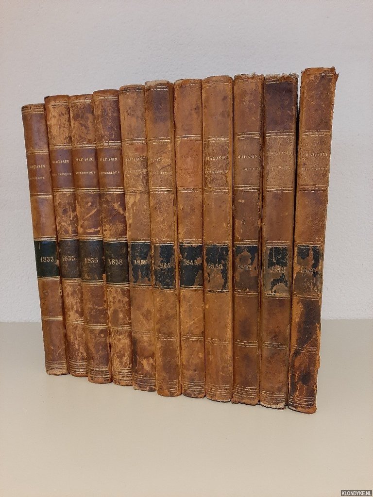 Cazeaux, Euryale & Edouard Charton - Le magasin pittoresque (11 volumes)