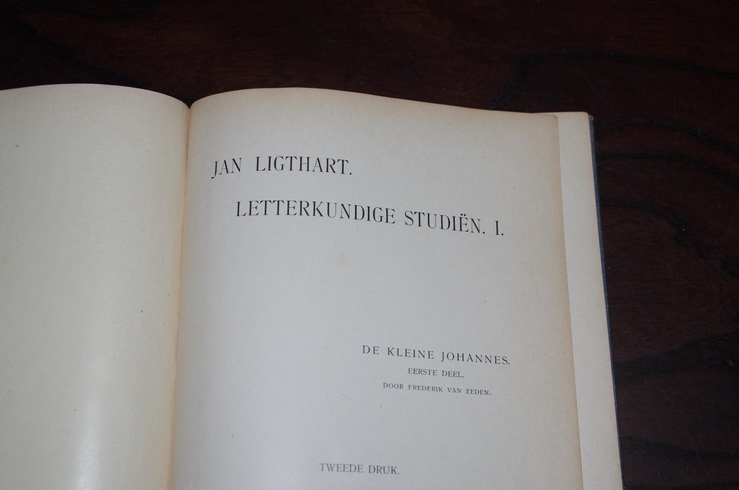 Jan Ligthart - letterkundige studien.1