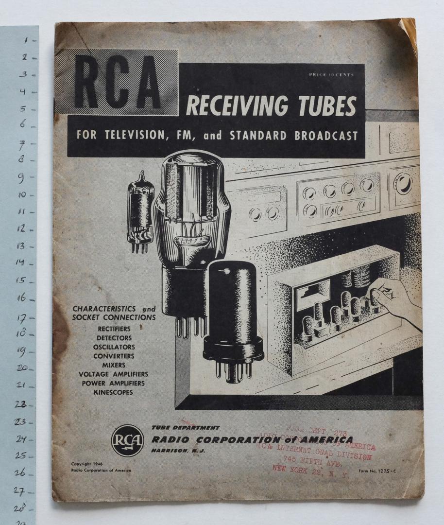  - RCA receiving Tubes for Television, FM, and Standard Broadcast