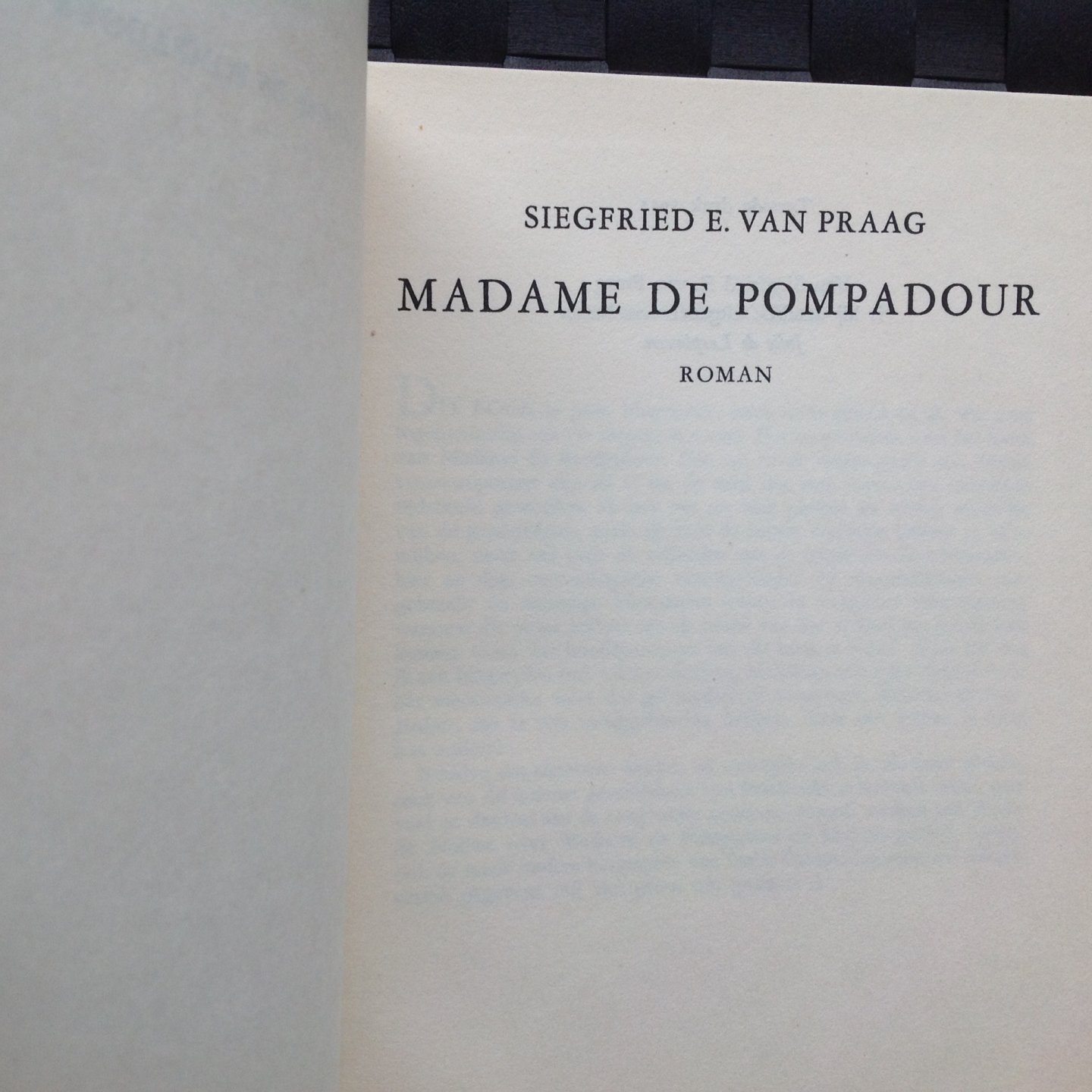 siegfried e van praag - Madame de Pompadour