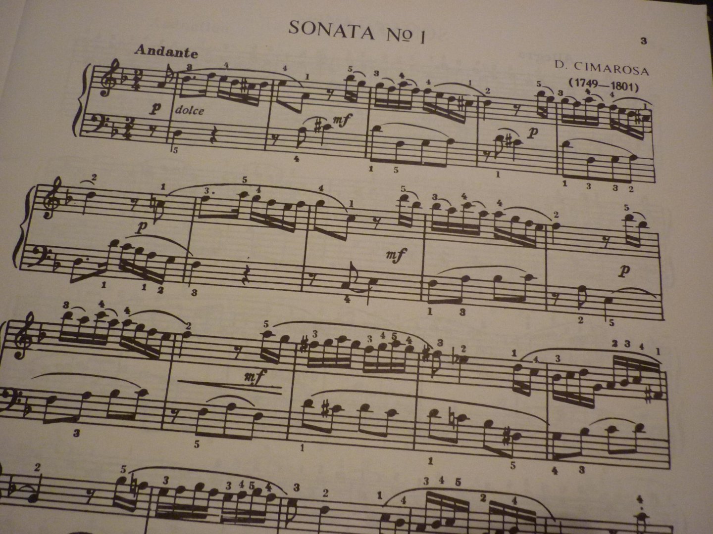 Cimarosa; D. (1749-1801) - 11 Sonatas - Book 1 (1 - 11) - Johan Ligtelijn