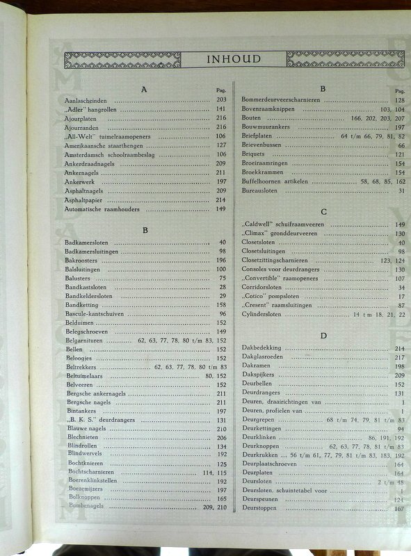  - Rouppe van der Voort's Industrie- en Metaalmaatschappij Afdeeling IJzerwaren