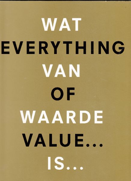Donia, Jan; Beeren, Wim - Wat van waarde is / Everything of value
