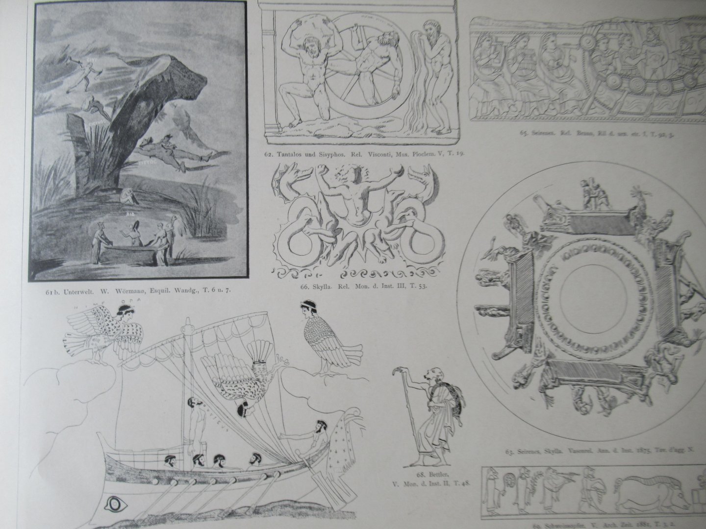 Engelmann, R - Bilder-atlas Homer. Sechsundreissig tafeln mit erläuterndem texte