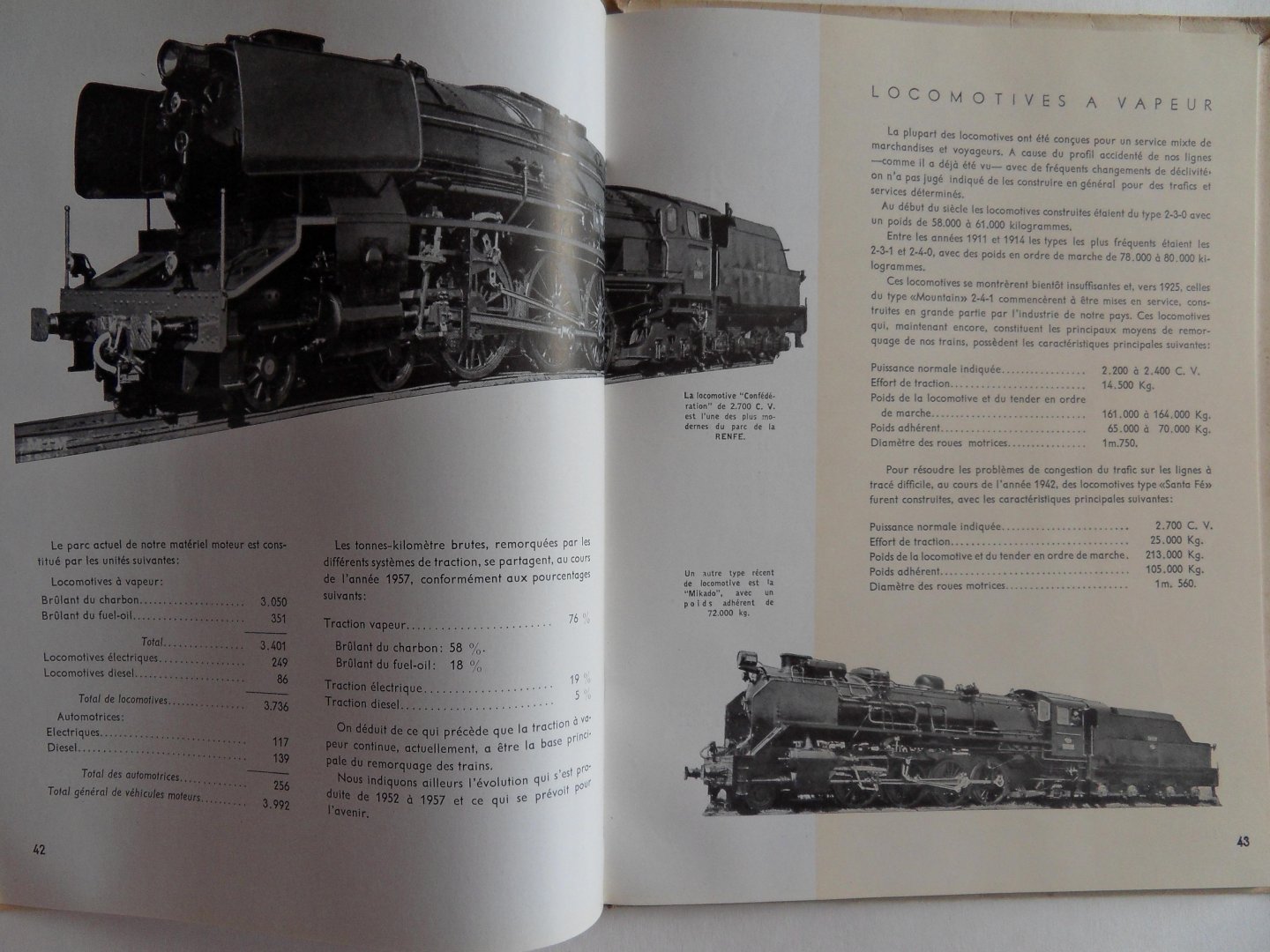 Plana Sancho, Agustin. [ voorwoord ]. - Les Chemins de Fer en Espagne. 1848 - 1958.