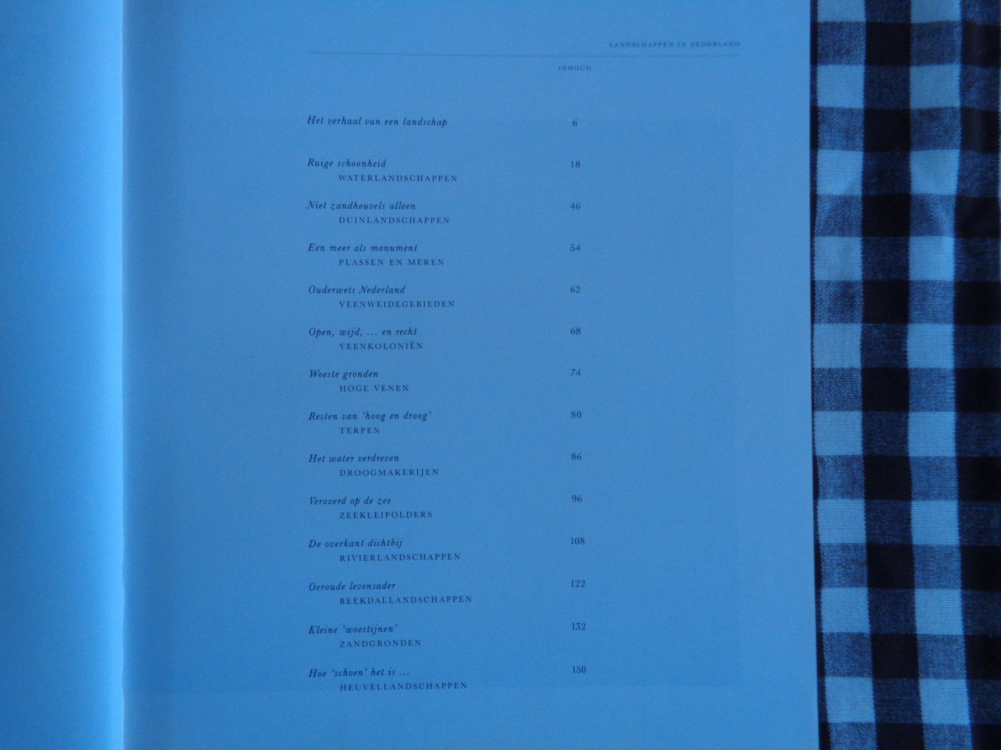Kers, M. - Landschappen in Nederland / druk 1