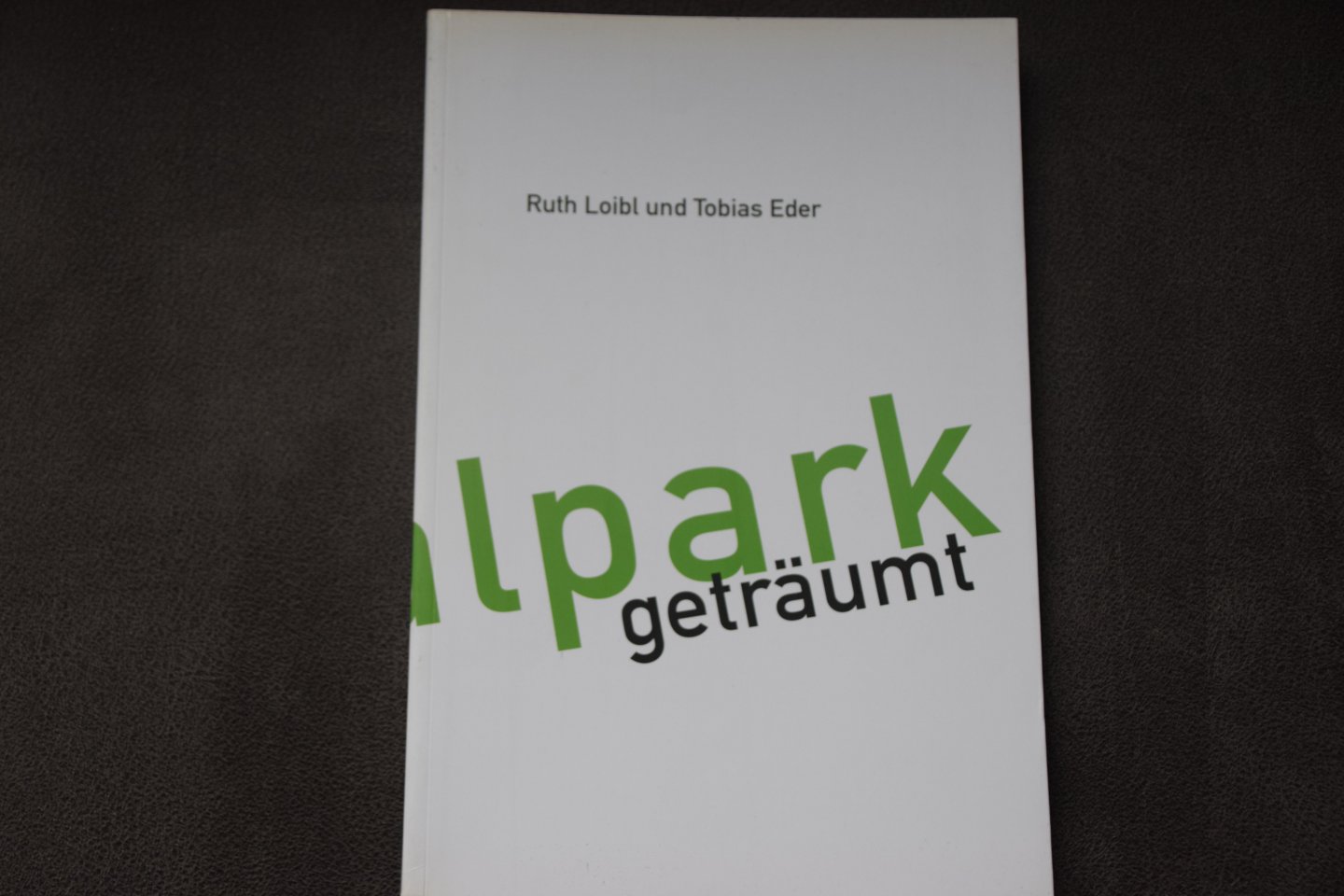 Loibl, Ruth en Eder, Tobias - Centralpark geträumt, buch zum Kunstprojekt Centralpark Rheinfelden