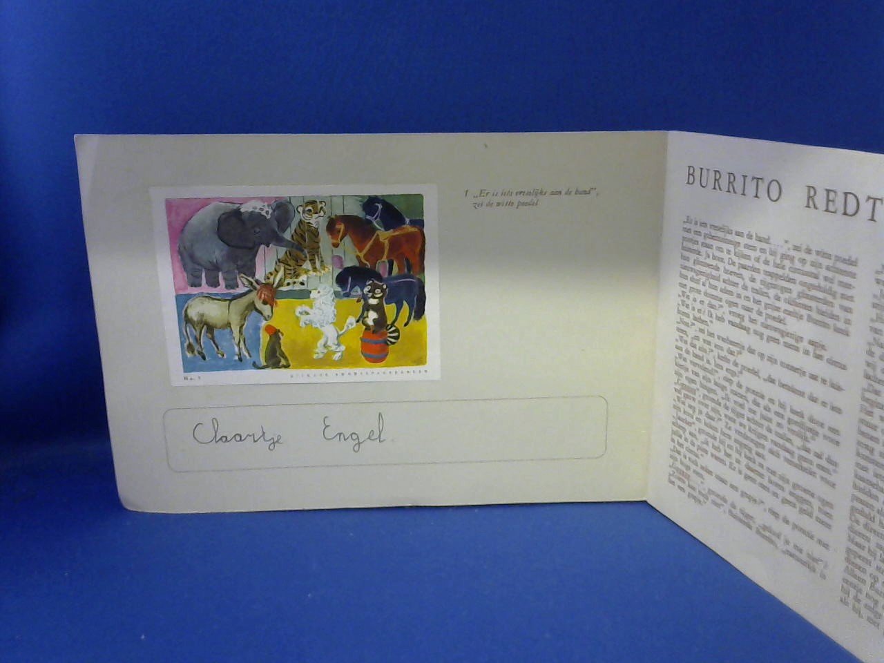 BOUHUYS MIES - Burrito redt het Circus (plaatjes album)