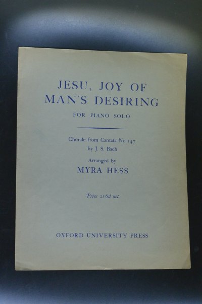 Bach / Hess ( Arranged by ) - Jesu, joy of man's desiring