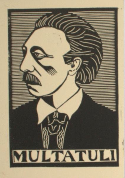 Jansma, Aline E. - Portret van Multatuli.