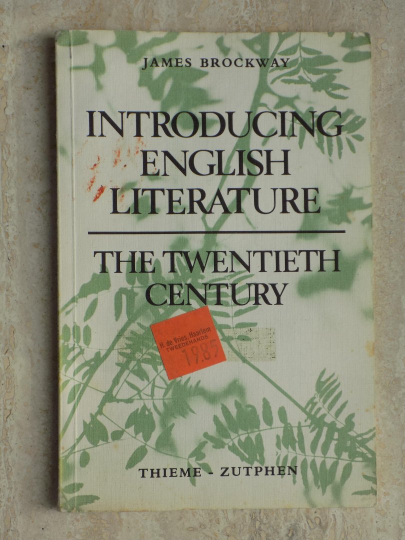 Brockway - Introducing english lit. / 20th cent. / druk 1