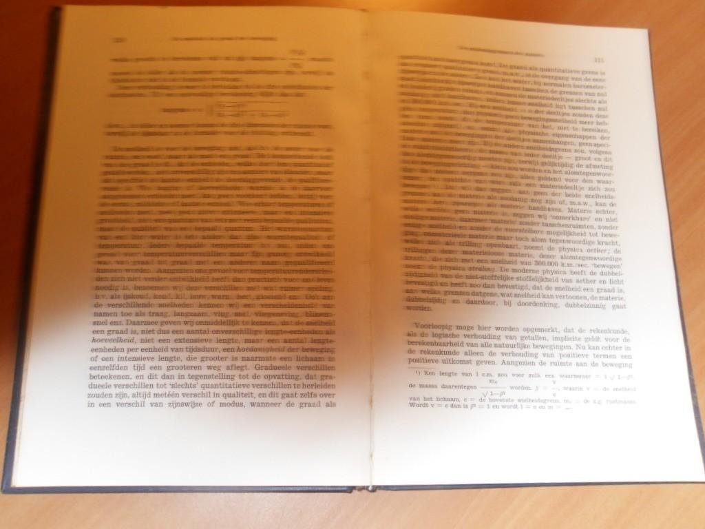 Wigersma, Ir. B. - Natuurphilosophie. De geometrische, mechanische en astronomische kategorieën