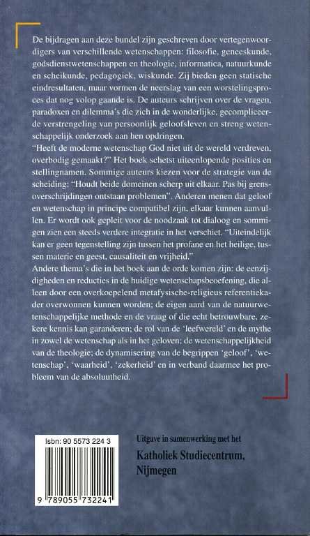 Verdult, Philip en Edith Brugmans(redactie) - God op de vlucht voor de wetenschap? Over de verhouding van geloof en wetenschap.