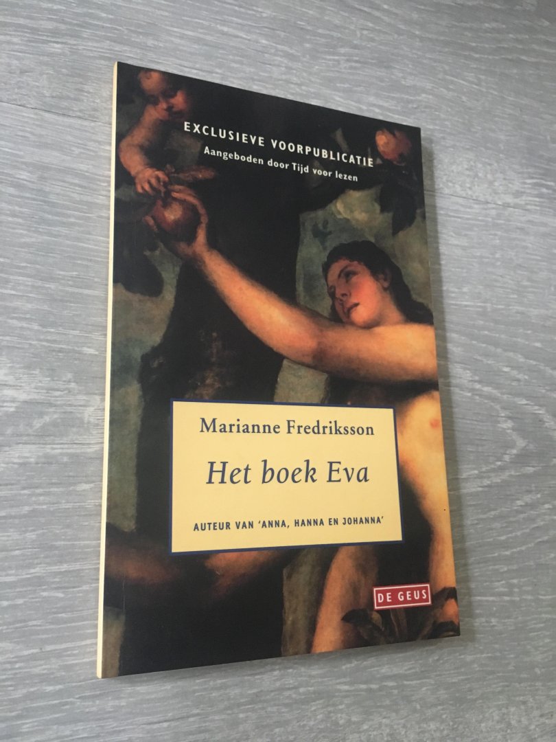 Marianne Frediksson - Exclusieve voorpublicatie; Het boek Eva