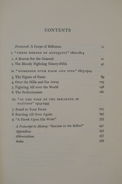 Bryant, A. - Jackets of Green. A Study of the History, Philosophy, and Character of the Rifle Brigade