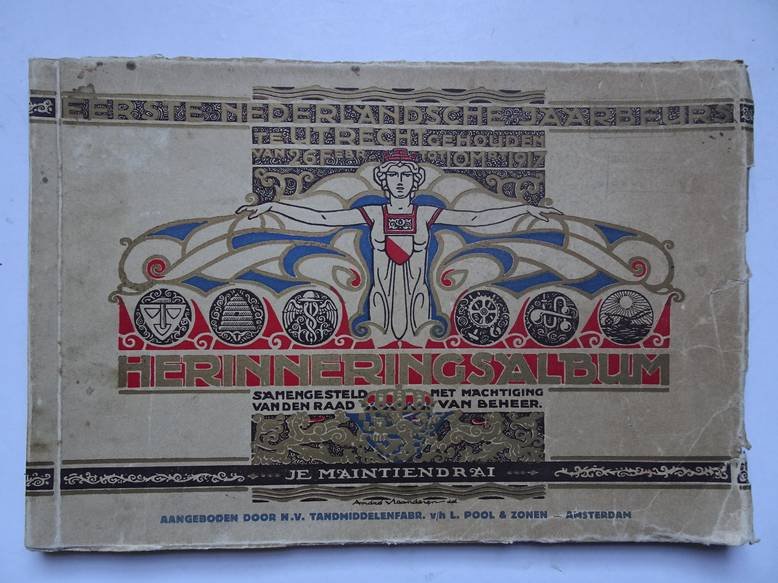 Raad van Beheer Nederlandsche Jaarbeurs (sam.). - Herinneringsalbum 'Eerste Nederlandsche Jaarbeurs', 26 febr./ 10 maart-Utrecht-1917.