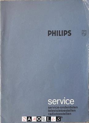 Philips - Philips Sevice. Service-onderdelen televisietoestellen, radiotoestellen, prtables