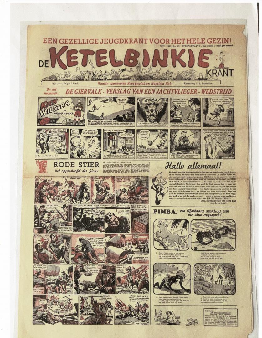 Sprenger,Henk - Kick Wilstra introductie in De Ketelbinkie Krant nummer 45 van 1949