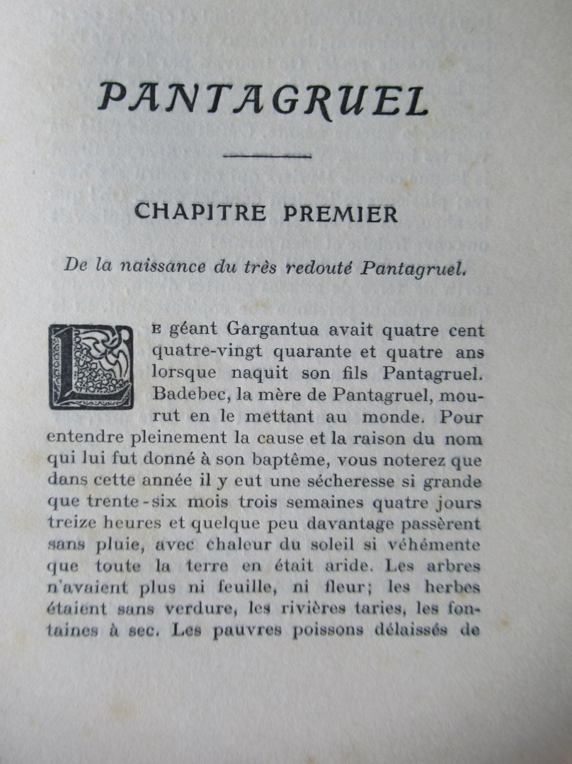 Rabelais - Pantagruel 2 delen