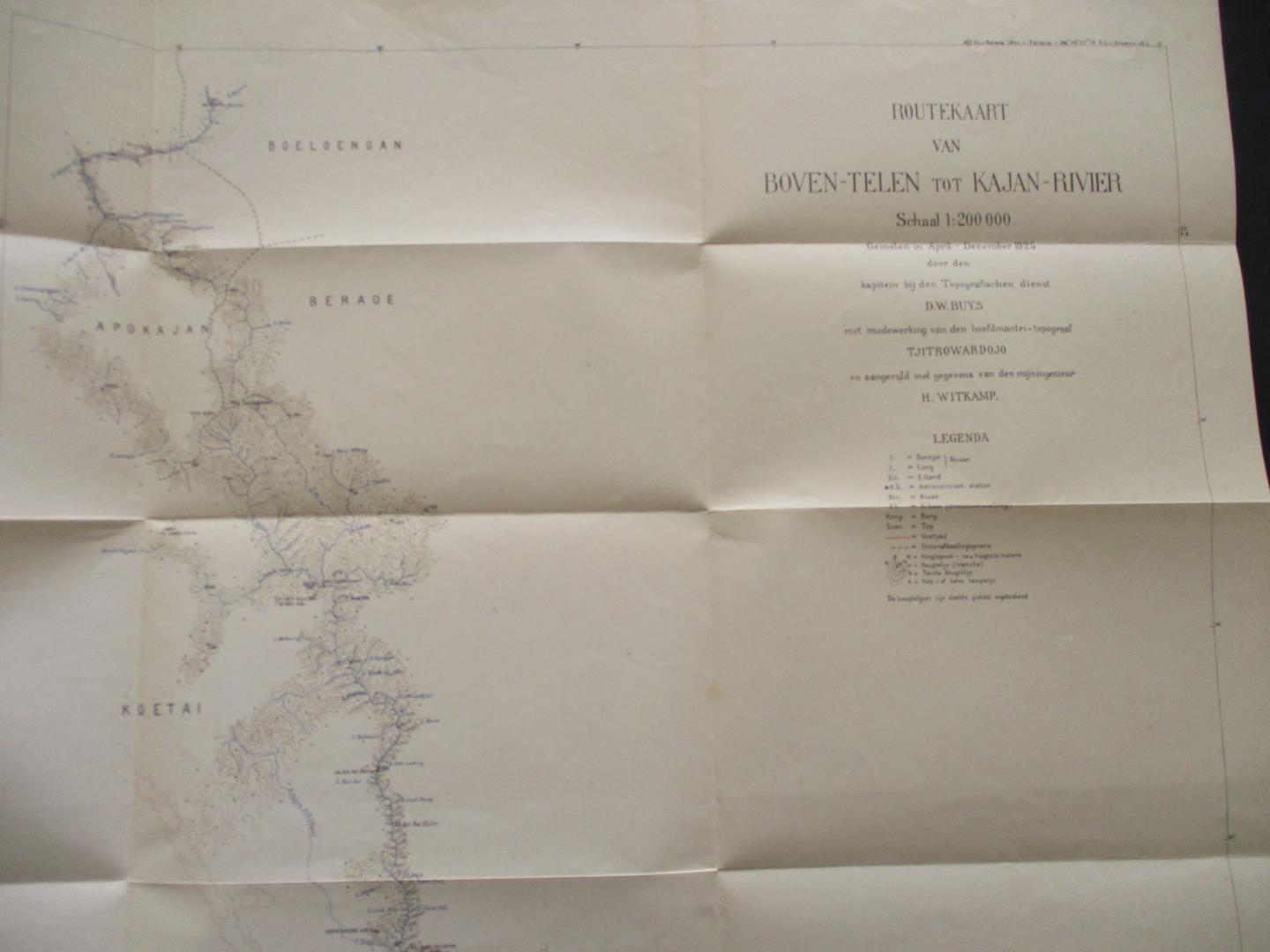 EEKHOUT, R.A. - Aanleg van Staatsspoorwegen in Nederlandsch Borneo en Zuid-Sumatra. / Indische IJzeren wegen.