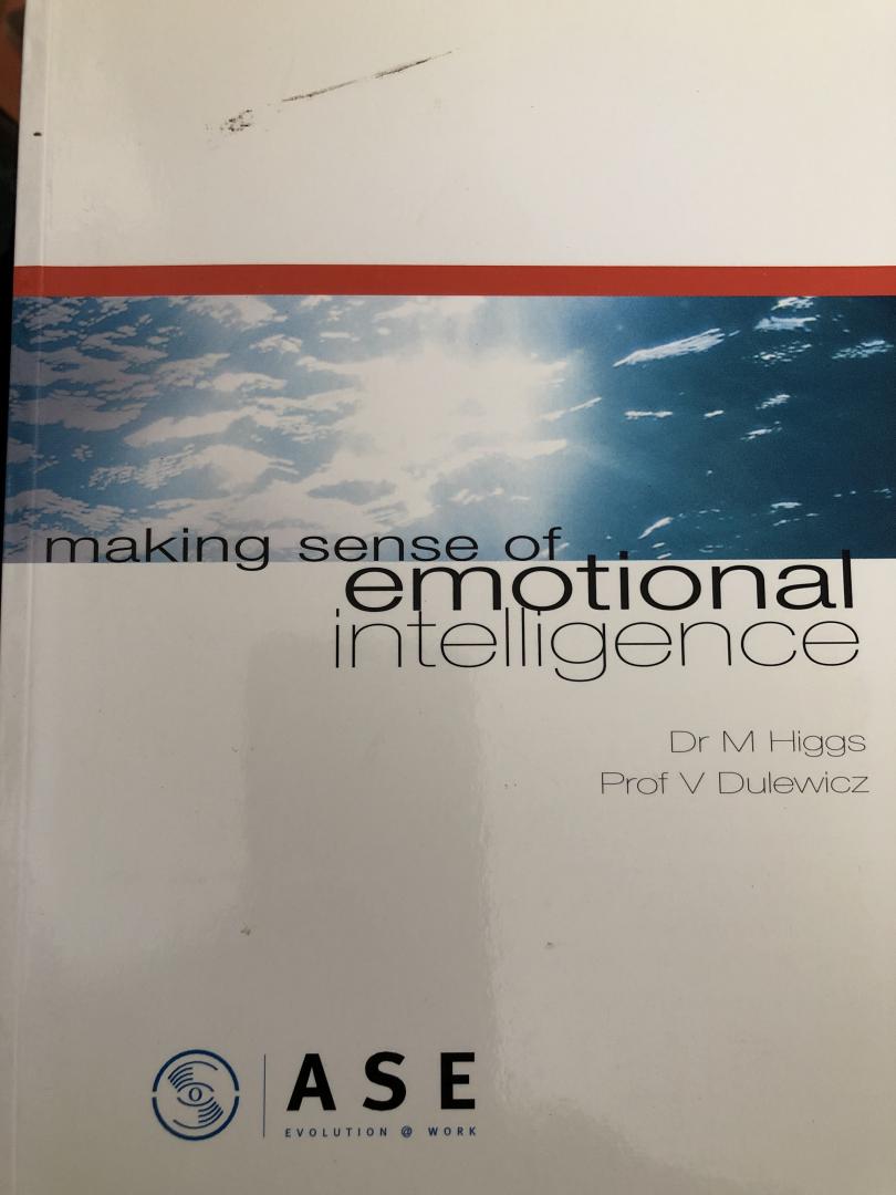 Higgs, M Dulewicz, V - Making seance of emotionele intelligence