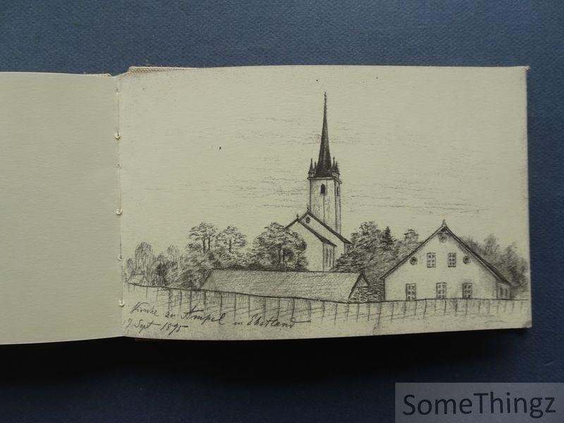 N/A. - Een reis in 1895: met een coda in het Berlijns museum. Een schetsboek van N. N.
