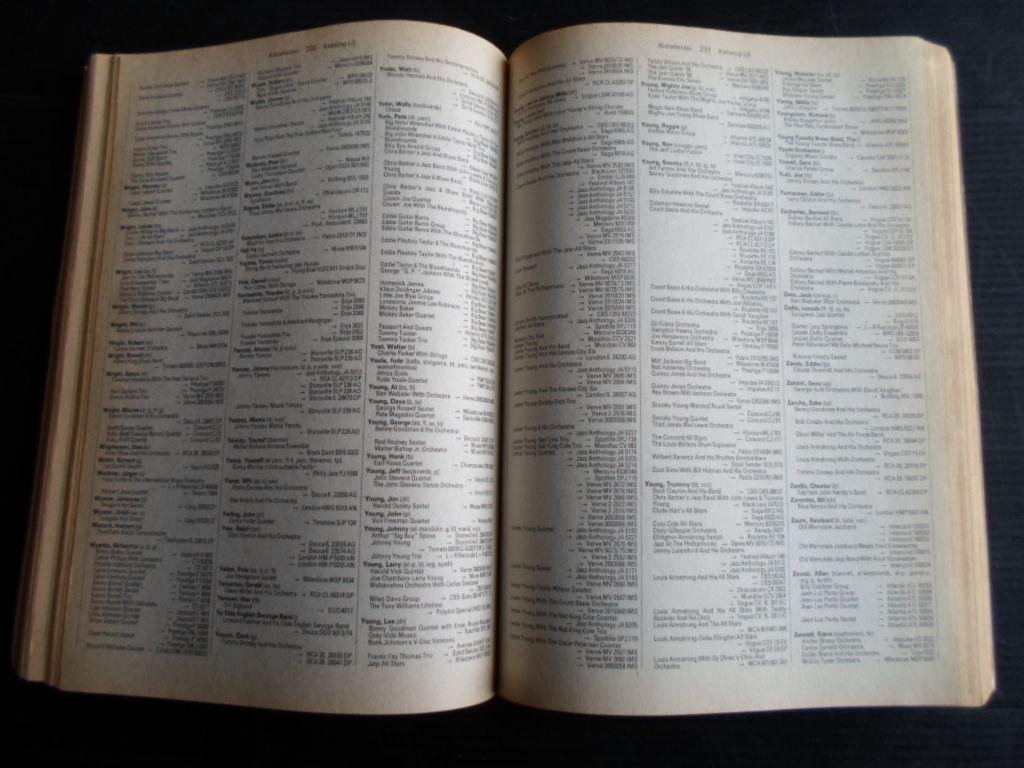 Braun, G. - Bielefelder Katalog Jazz 1981, 4166 Schallplatten und 10005 verschiedene Interpreten
