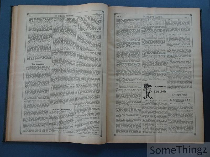 Aug. Hernbaum / Jos. A. Massanek (red.) - Wiener Pikante Blätter. Erscheinen jeden Sonntag. IV Jahrgang: 1879. [N° 1 to 52, n° 9 missing.]