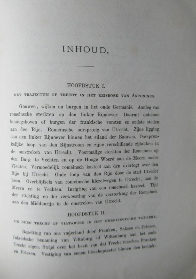 Geer van Oudegein, J.J. de Jhr. - Het oude Trecht. De oorsprong van de stad Utrecht